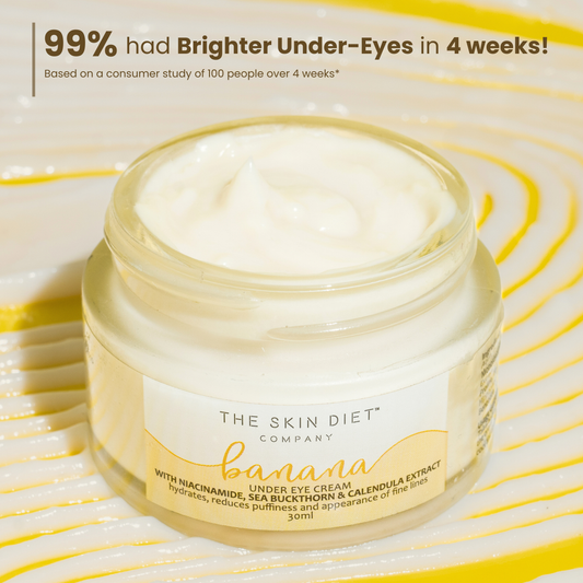 Banana Under Eye Cream for Dark circles & Dry Eyes