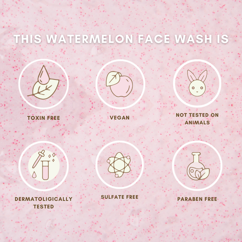 Watermelon Facewash for Clear & Glowy Skin